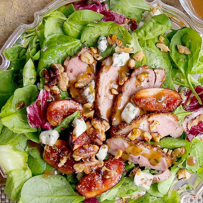Sałatka z kaczką confit