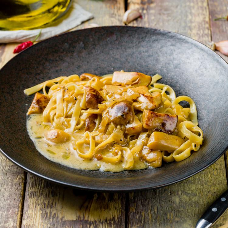 Tagliatelle z borowikami