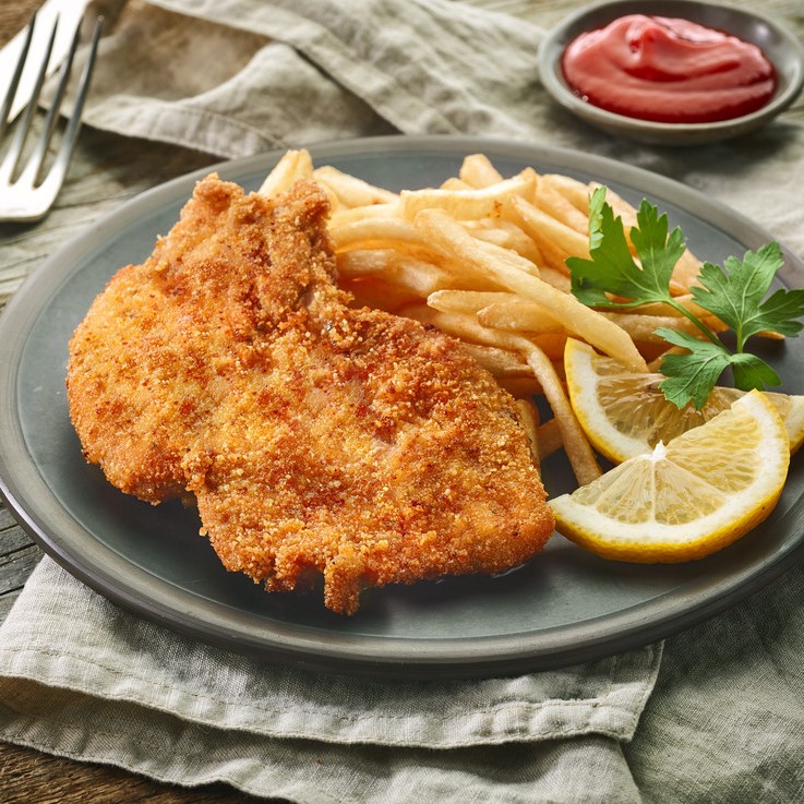 Schabowy z ziemniakami